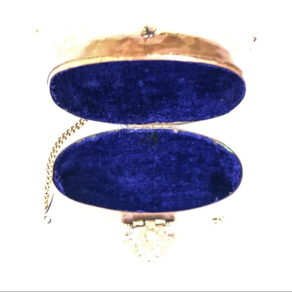 Antique 1930’s Brass & Copper Pillow Evening Bag - Picture 4 of 4